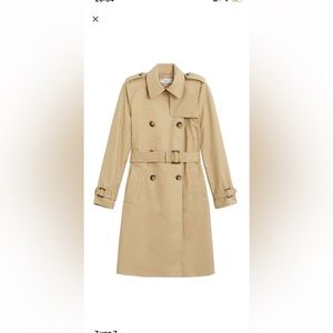 Mango beige trench coat